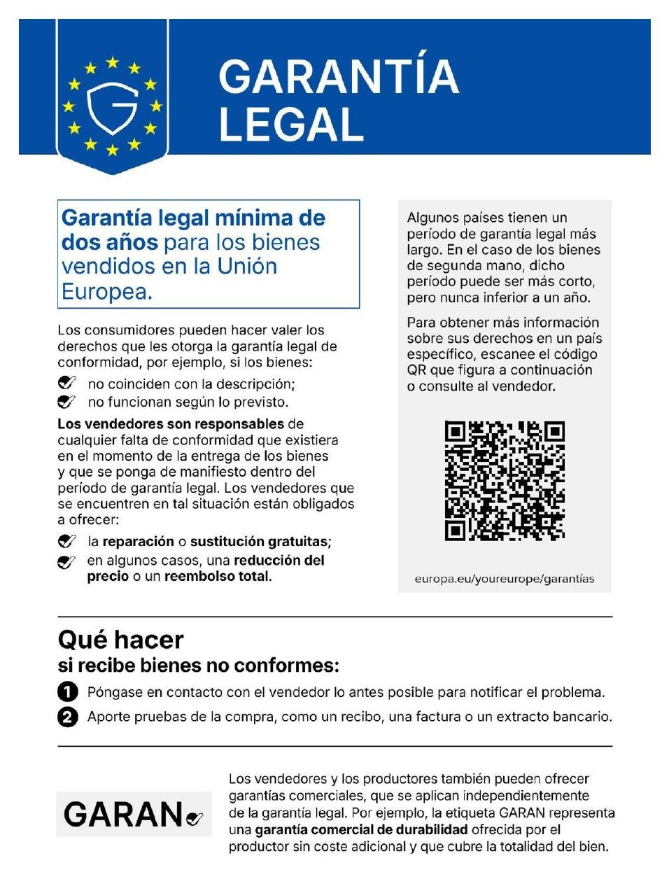 Garantía legal